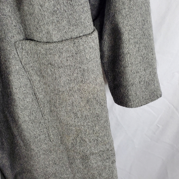 Madewell Belted Wool Wrap Coat in Grey - XXS - Picture 4 of 8